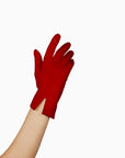 A woman's hand in THE ISABELLE - Red Day Glove - Holiday Edition by LadyFinch.