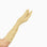 Stephanie, elbow length long yellow gloves.