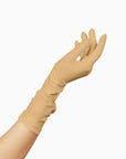 THE JILL glove in beige against white background.