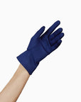 Open palm of ISABELLE glove in Parisian Blue