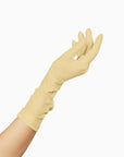 THE JILL women's formal glove in yellow.
